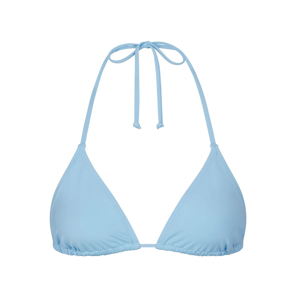 SKIMS Light Blue Bikini Top